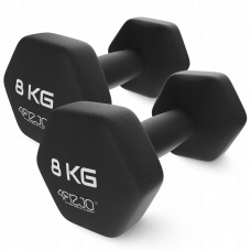 Гантелі для фітнесу вінілові 4FIZJO Classic 2 x 8 кг (P-5905973403214)