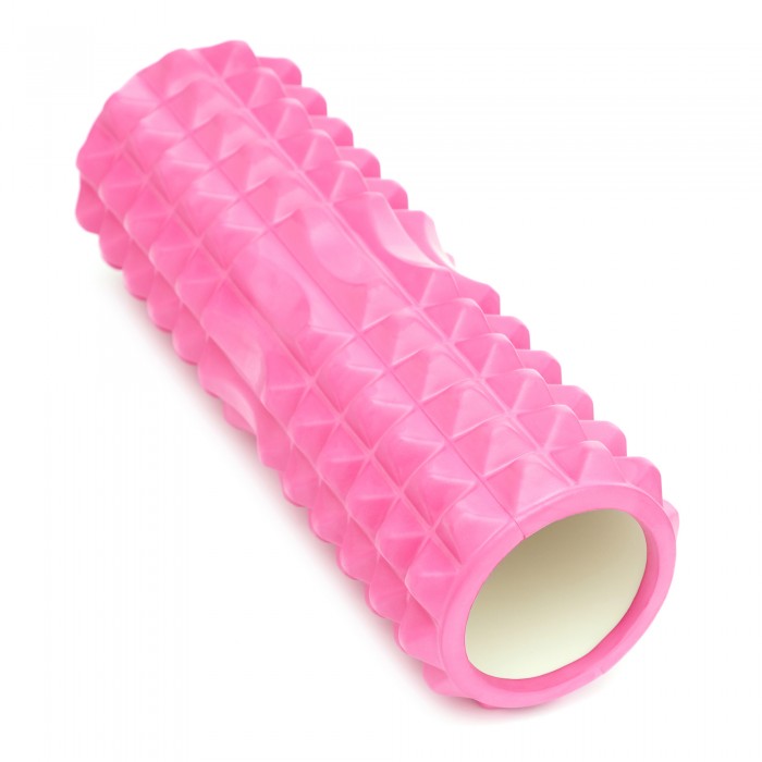 Массажный ролик Cornix EVA 33 x 14 см (валик, роллер) XR-0327 Pink