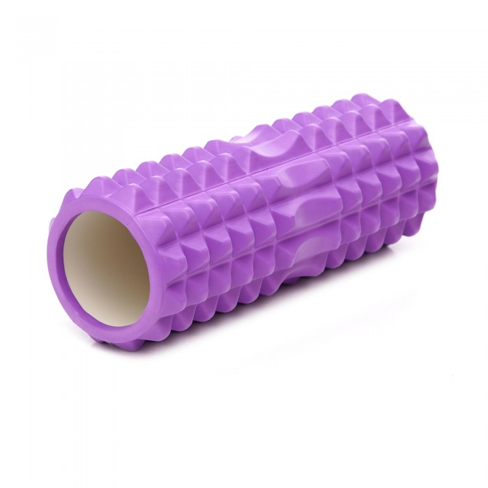 Масажний ролик Cornix EVA 33 x 14 см (валик, роллер) XR-0328 Violet