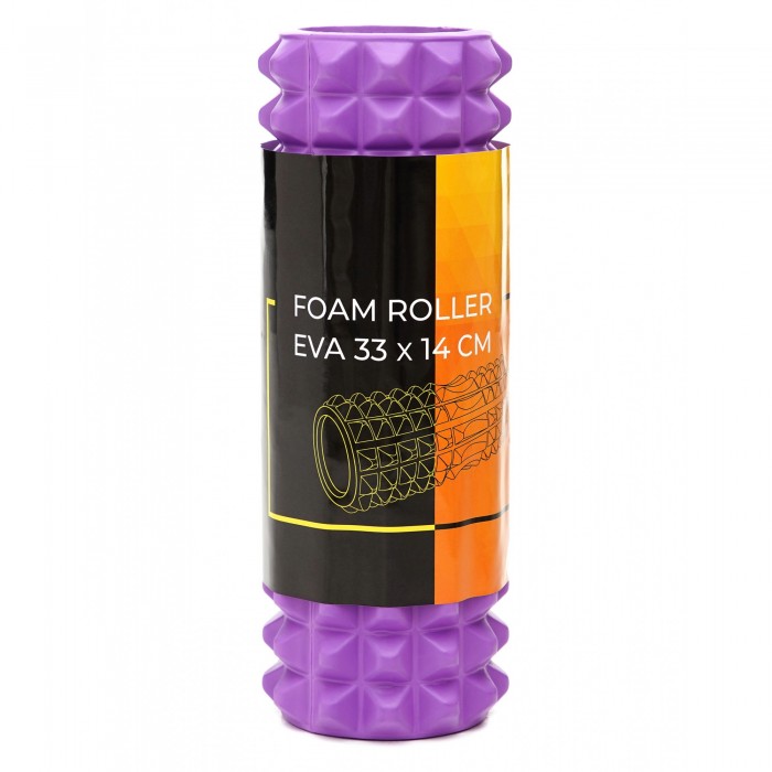 Масажний ролик Cornix EVA 33 x 14 см (валик, роллер) XR-0328 Violet