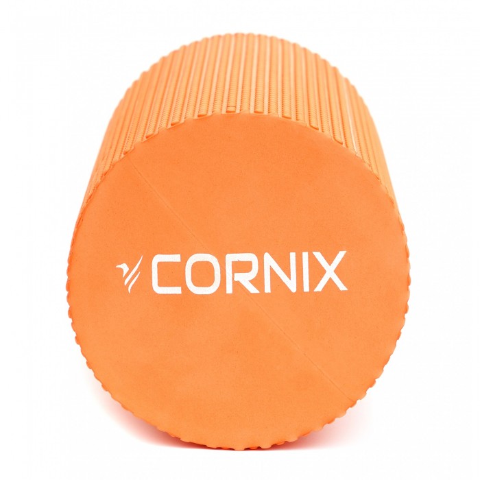 Массажный ролик Cornix EVA+ 30 x 15 см (валик, роллер) XR-0297 Orange