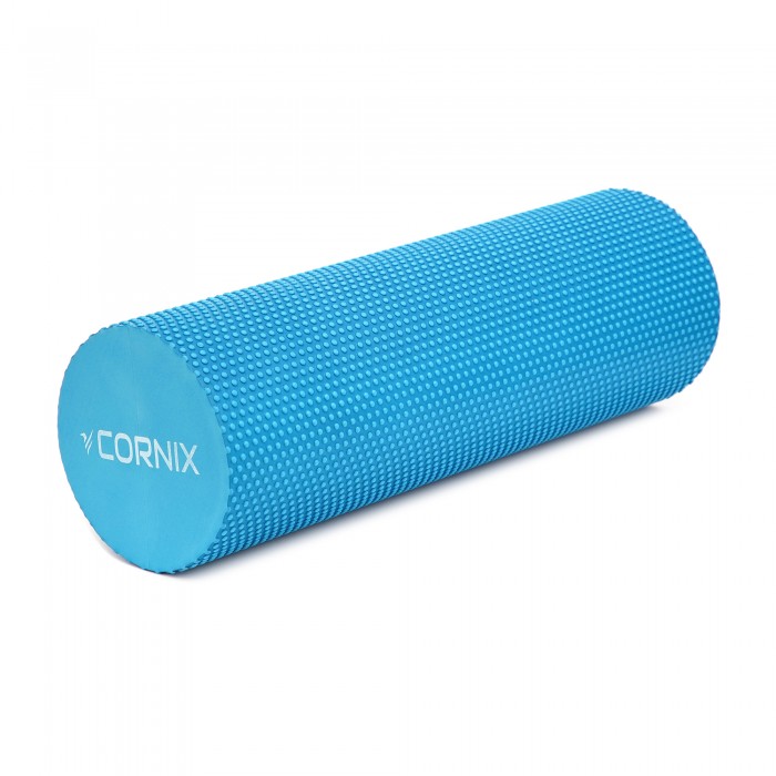 Масажний ролик Cornix EVA+ 45 x 15 см (валик, роллер) XR-0306 Blue