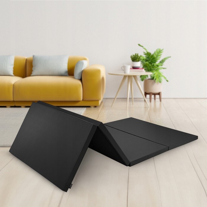Мат гімнастичний складний 4FIZJO 180 x 60 x 5 см Black/Grey (P-5907739319692)
