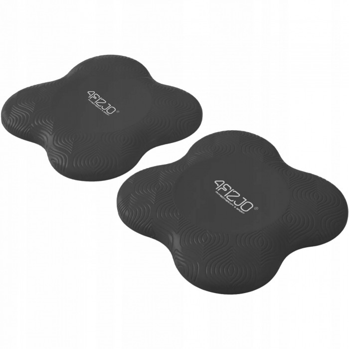 Підставки під коліна та лікті для йоги 4FIZJO 2 шт Black (P-5907739315335)