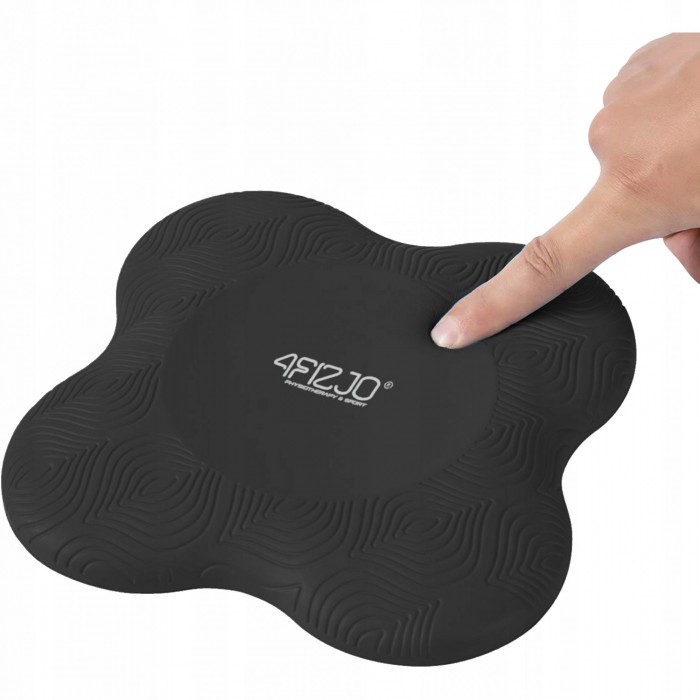 Підставки під коліна та лікті для йоги 4FIZJO 2 шт Black (P-5907739315335)