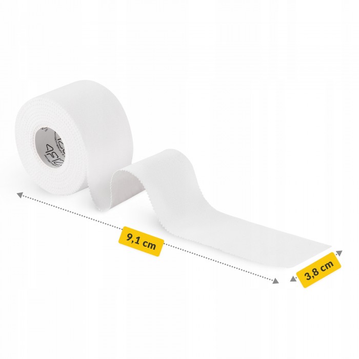 Стрічка (тейп) для пальців 4FIZJO Sport Tape 3.8 см x 9.1 м жорстка White (P-5905973400831)