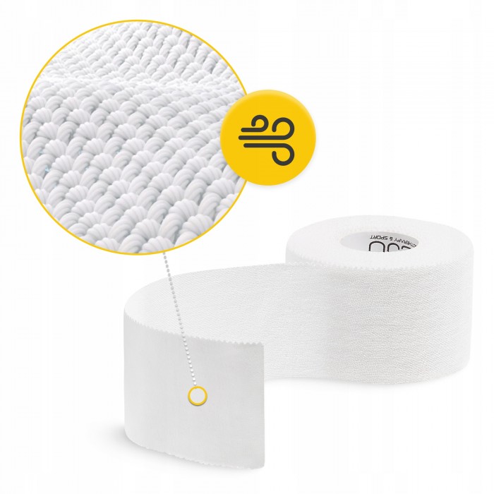 Стрічка (тейп) для пальців 4FIZJO Sport Tape 3.8 см x 9.1 м жорстка White (P-5905973400831)