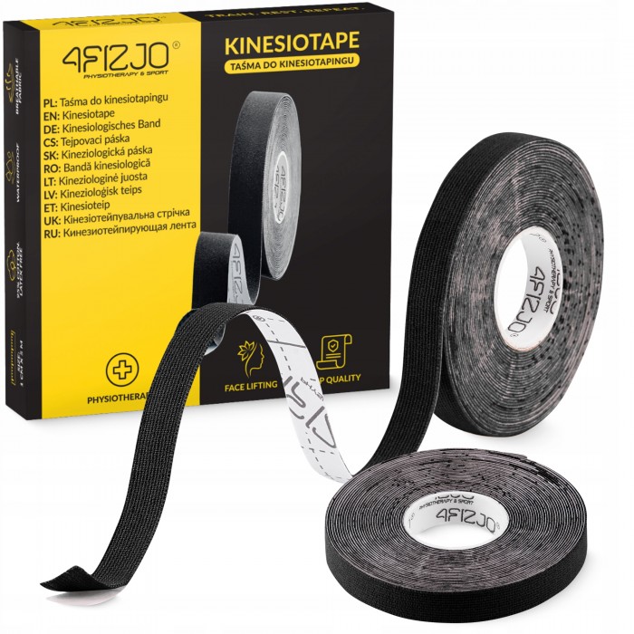 Стрічка кінезіологічна (кінезіо тейп) 4FIZJO 1 см x 5 м Black (P-5905973400787) Стрічка кінезіологічна (кінезіо тейп) 4FIZJO 1 см x 5 м Black (P-5905973400787)