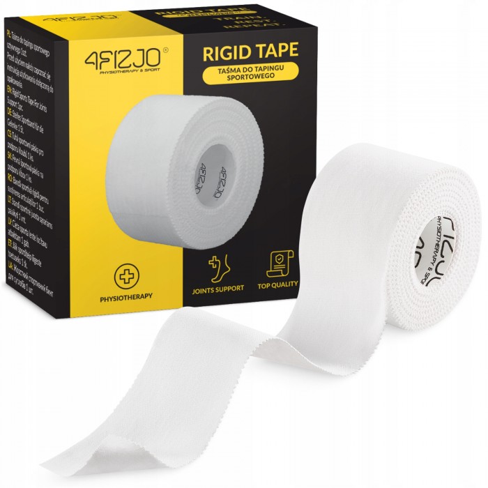 Стрічка кінезіологічна (кінезіо тейп) 4FIZJO Rigid Tape 5 см x 10 м жорстка White (P-5905973400824) Стрічка кінезіологічна (кінезіо тейп) 4FIZJO Rigid Tape 5 см x 10 м жорстка White (P-5905973400824)