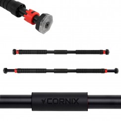 Турнік розсувний Cornix 100-150 см XR-0282 Black/Red