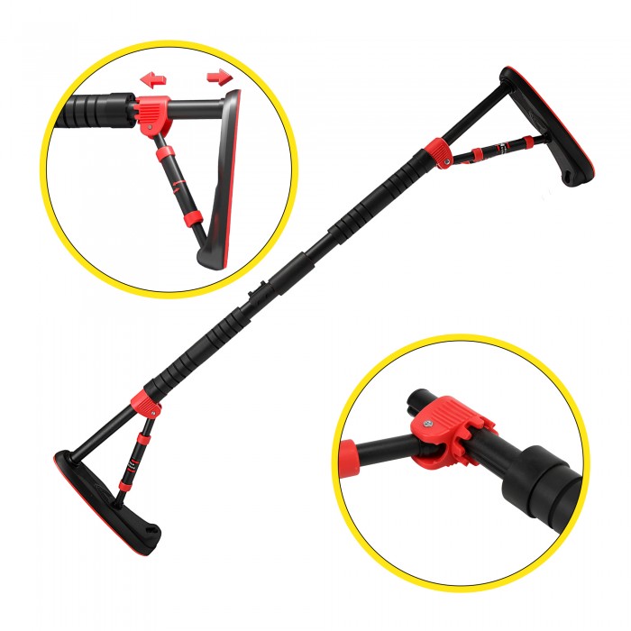 Турнік розсувний Cornix Elite 100-140 см XR-0291 Black/Red