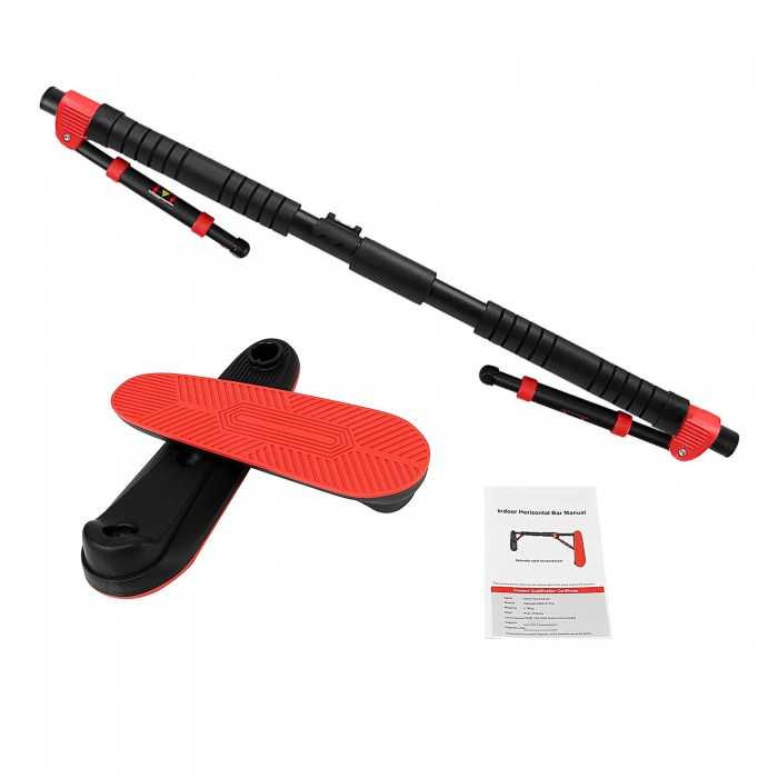 Турнік розсувний Cornix Elite 100-140 см XR-0291 Black/Red
