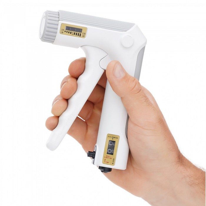 Эспандер кистевой Cornix 5-60 кг с регулируемой нагрузкой и счетчиком XR-0279 White