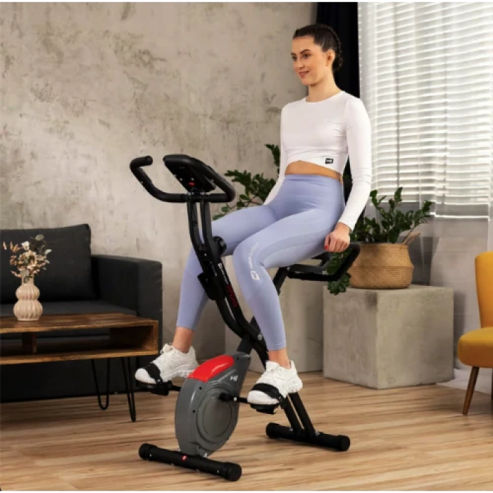 Велотренажер Hop-Sport HS-3030X Apeks X-Bike сірий