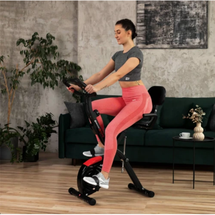 Велотренажер Hop-Sport HS-3030X Apeks X-Bike чорний