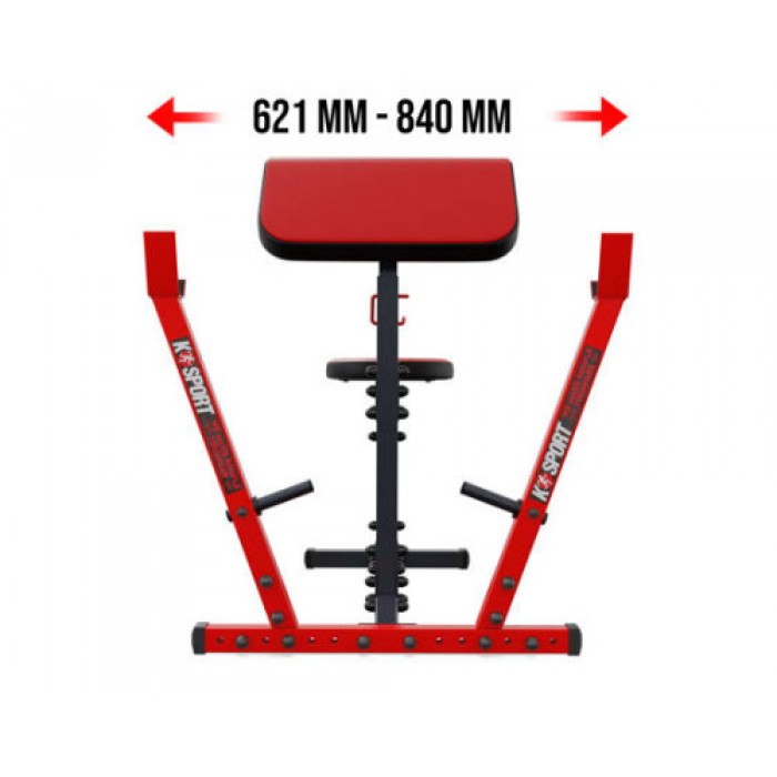 Парта Скотта с подставкой для штанги K-Sport KSSL115
