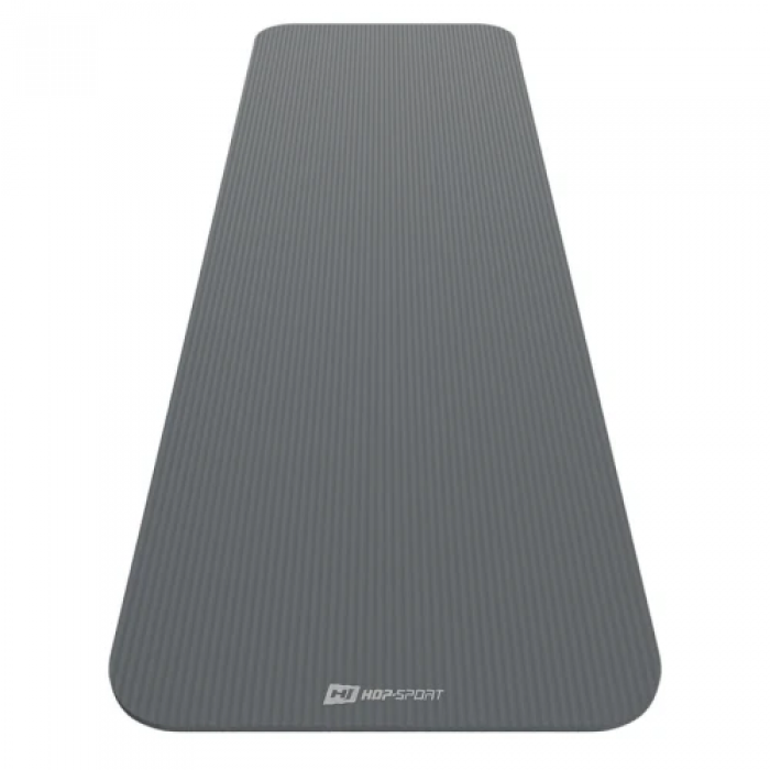 Килимок для фітнесу та йоги Hop-Sport HS-NB010GM NBR 1см графітовий