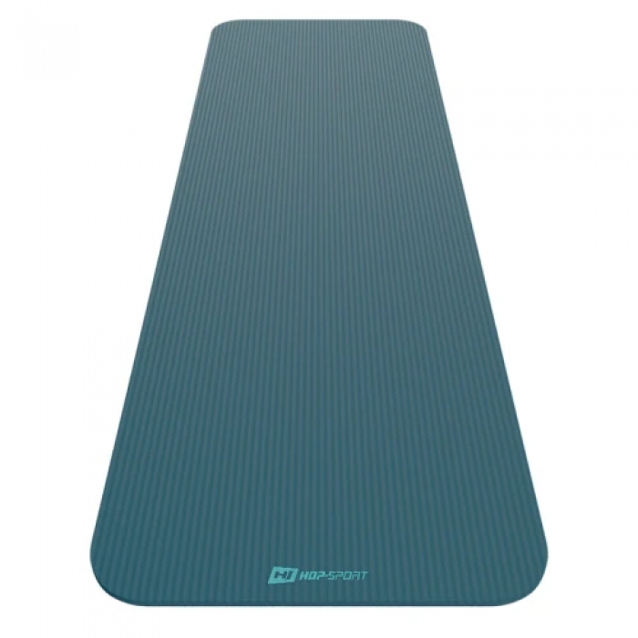 Килимок для фітнесу та йоги Hop-Sport HS-NB010GM NBR 1см темний морський