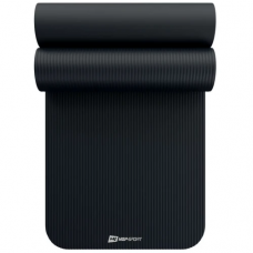 Килимок для фітнесу та йоги Hop-Sport HS-NB015GM NBR 1,5 см чорний