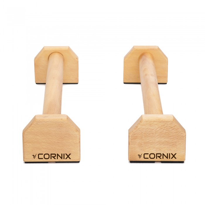 Упоры для отжиманий (паралетсы) Cornix 50 см деревянные, удлиненные XR-0382