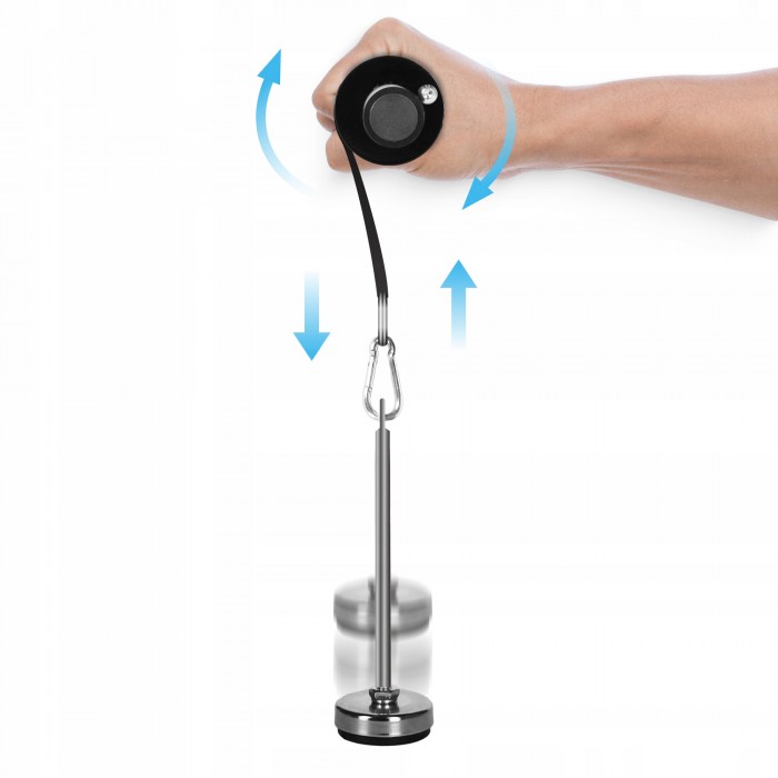 Тренажер для зап'ястей та передпліч 4FIZJO Wrist Roller Black (P-5905973400350)