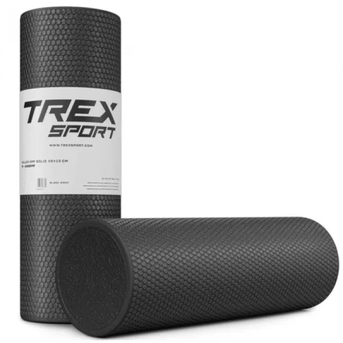 Роллер массажер Trex Sport TX-045EPR EPP соты 45см черный Роллер массажер Trex Sport TX-045EPR EPP соты 45см черный