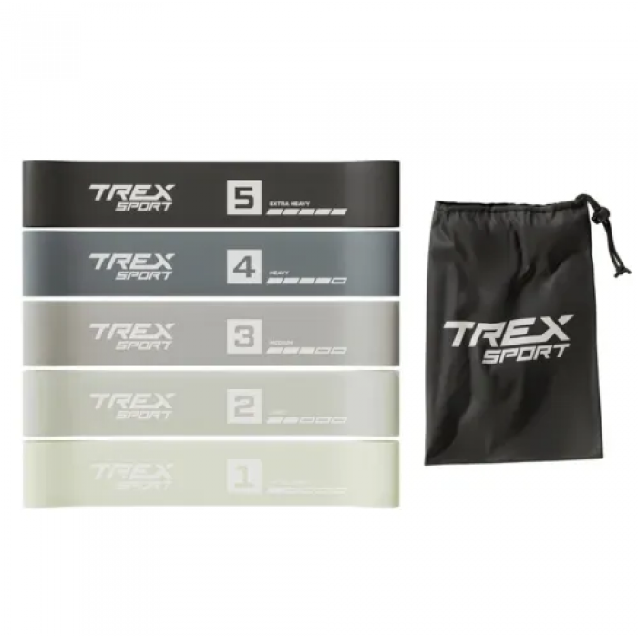 Набор резинок для фитнеса Trex Sport TX-065RBG 1-18кг