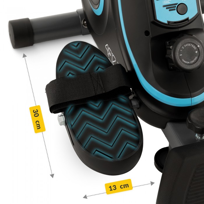Гребний тренажер магнітний 4FIZJO Evo+ Black/Blue (P-5905973401715)