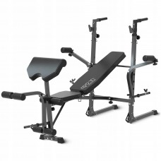 Скамья тренировочная для жима 4FIZJO Ultra с партой Скотта Black (P-5905973404228)