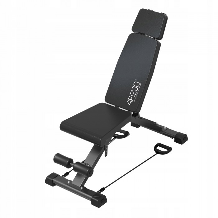 Скамья для тренировок 4FIZJO Evo универсальная, регулируемая Black (P-5905973404211)