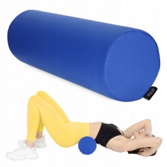 Валик для масажного столу, реабілітації та масажу 4FIZJO 60 x 20 см Blue (P-5905973402989)