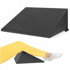 Клин для масажного столу, реабілітації та масажу 4FIZJO 40 x 50 x 20 см Black (P-5905973403047)