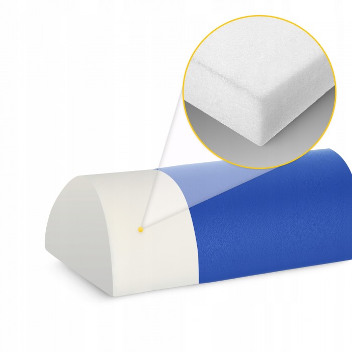 Напіввалик для реабілітації та масажу 4FIZJO 60 x 30 x 15 Blue (P-5905973402927)