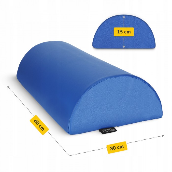 Напіввалик для реабілітації та масажу 4FIZJO 60 x 30 x 15 Blue (P-5905973402927)