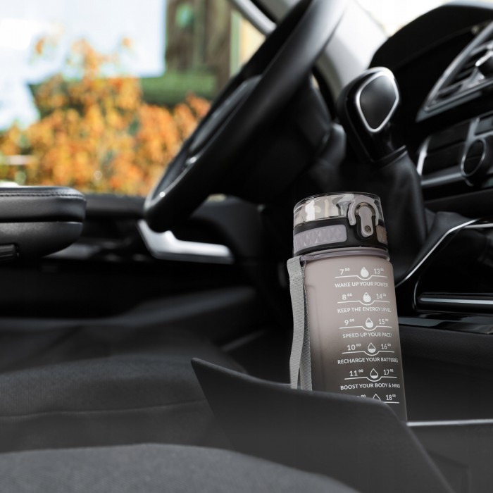 Пляшка для води спортивна 4FIZJO 500 мл Grey/Black (P-5905973400725)