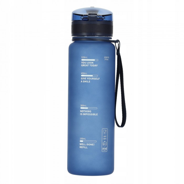 Пляшка для води спортивна 4FIZJO 650 мл Blue (P-5905973403740)