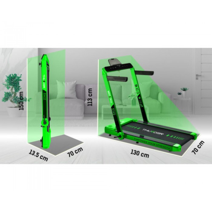Беговая дорожка электрическая Thunder RACE-GREEN