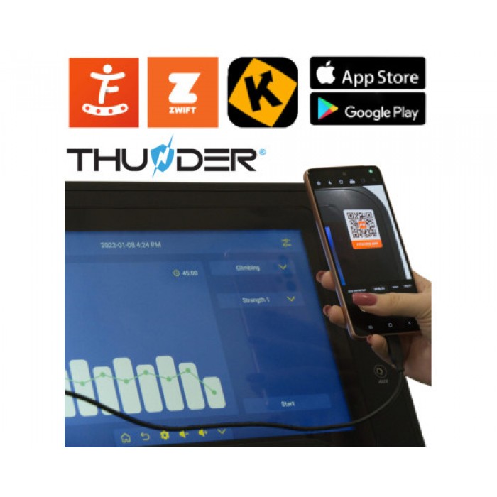 Беговая дорожка электрическая THUNDER IGNITE-S-TFT-BLACK