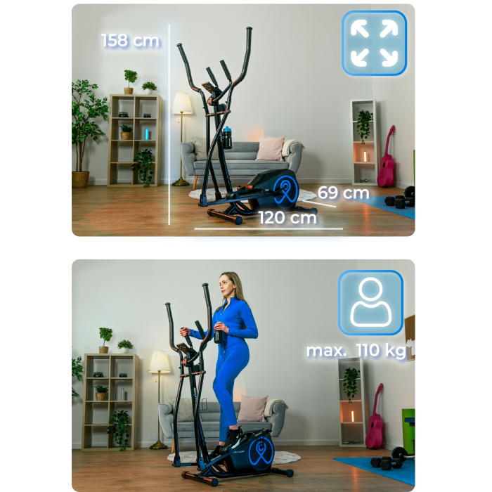 Орбитрек магнитный SPARKY THUNDER черный