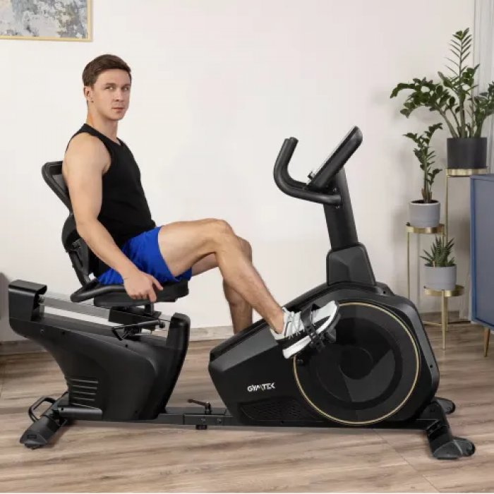 Горизонтальний велотренажер Gymtek XBR6000 електромагнітний