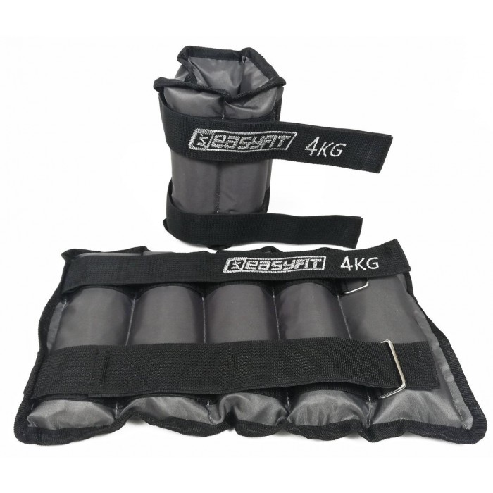 Утяжелители для ног и рук с металлом EasyFit Metal 4 кг (пара) Утяжелители для ног и рук с металлом EasyFit Metal 4 кг (пара)