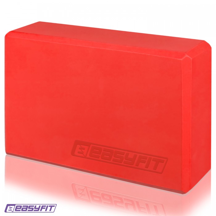 Блок для йоги EasyFit EVA Червоний Блок для йоги EasyFit EVA Червоний