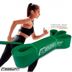 Гумова петля EasyFit 19-65 кг Зелена