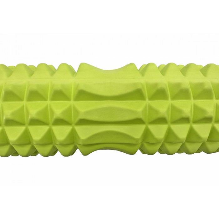 Масажний ролик EasyFit Grid Roller 33 см v.1.2 Салатовий
