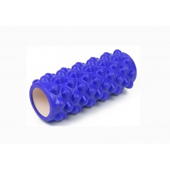 Масажний ролик EasyFit Grid Roller Extreme 33 см Синій