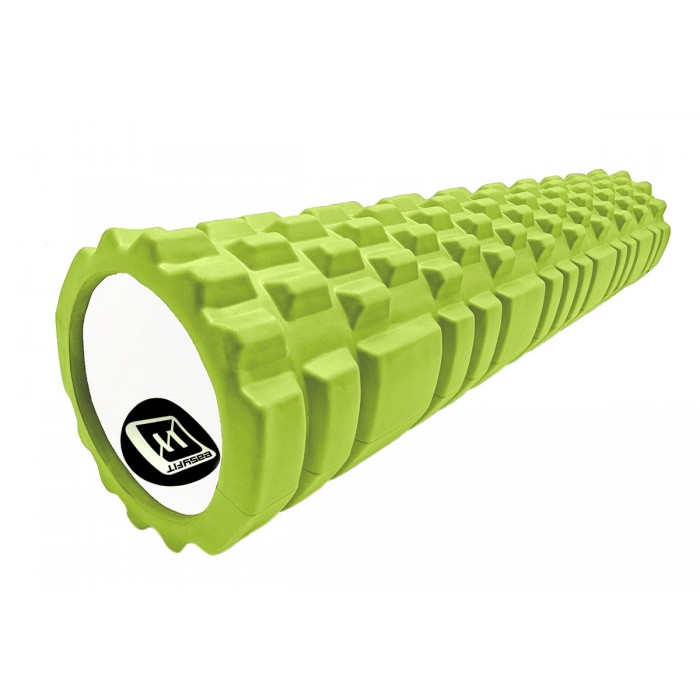 Массажный роллер EasyFit Grid Roller 60 см v.3.1 салатовый