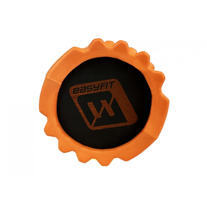 Масажний ролик EasyFit Solid Roller v.1.1s 33 см помаранчевий