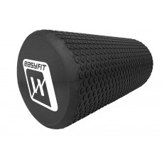 Масажний ролик EasyFit Foam Roller 30 см Чорний