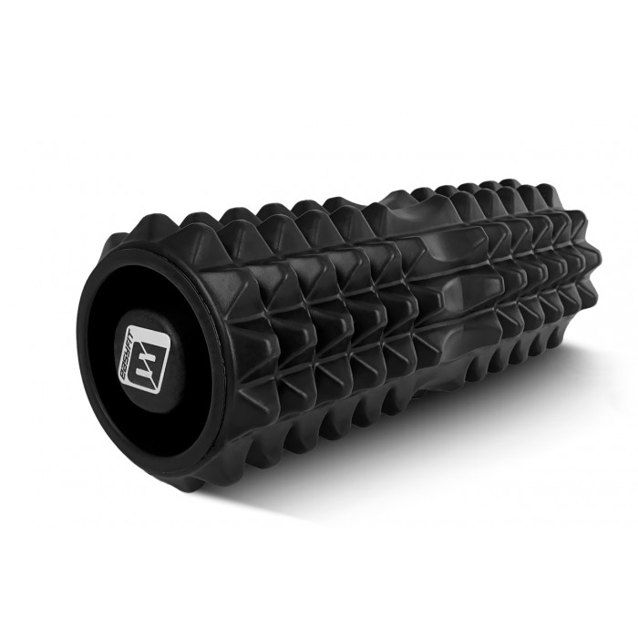 Массажный ролик EasyFit Grid Roller 33 см v.1.2 с заглушками с двух сторон (черный) Массажный ролик EasyFit Grid Roller 33 см v.1.2 с заглушками с двух сторон (черный)