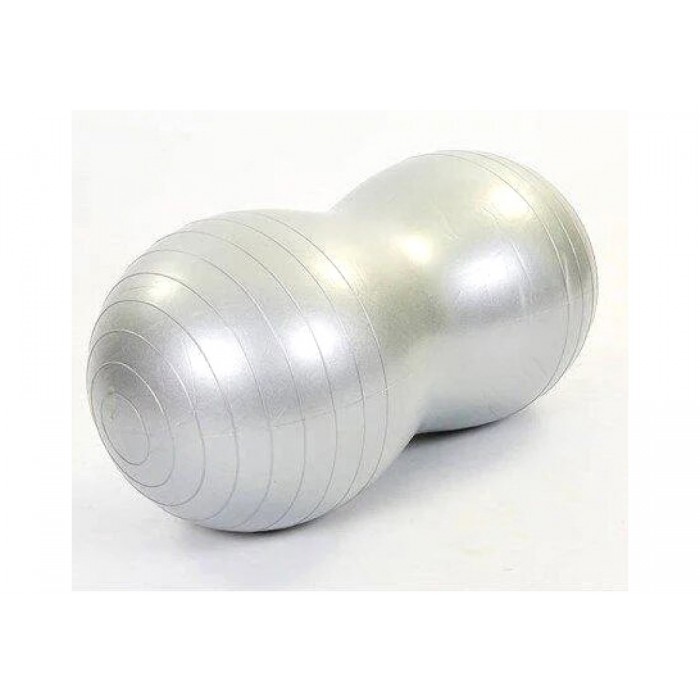 М'яч для фітнеса EasyFit Peanut 45х90 см сірий (фітбол горіх-арахіс) М'яч для фітнеса EasyFit Peanut 45х90 см сірий (фітбол горіх-арахіс)